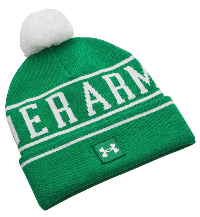 Kapica Under Armour Halftime Pom Beanie Zelena | 1386634-305