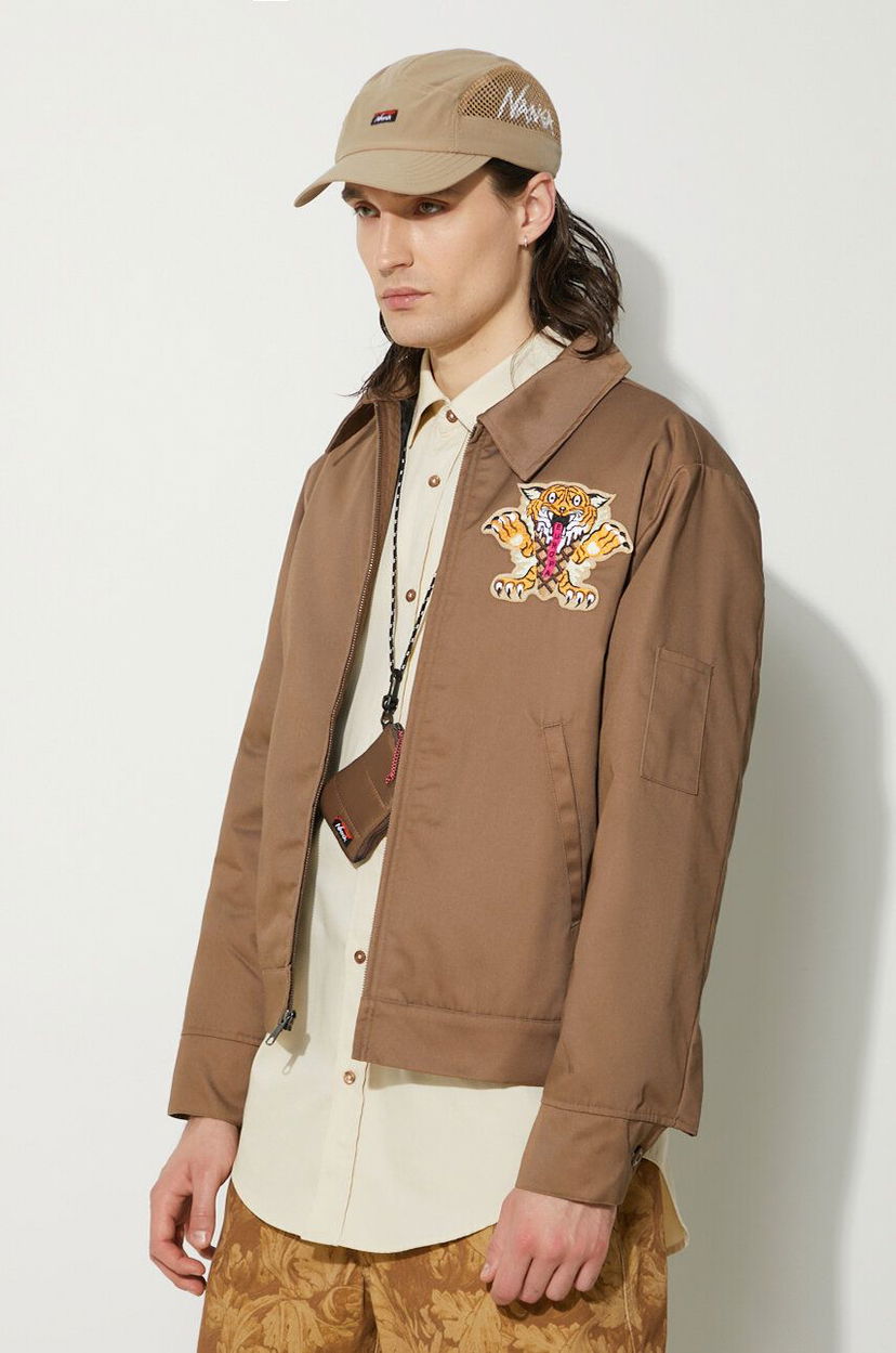 Jakna BBC IceCream ICECREAM Tiger Work Oversize Jacket Smeđa | IC24203