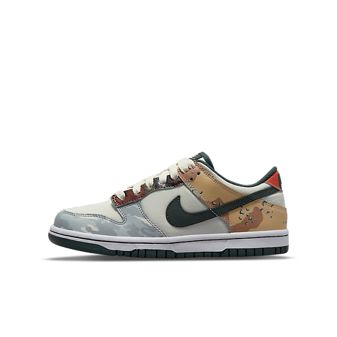 Tenisice i cipele Nike Dunk Low SE "Sail Multi-Camo" GS Višebojno | DB1909-100, 0
