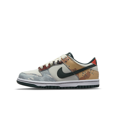 Tenisice i cipele Nike Dunk Low SE "Sail Multi-Camo" GS Višebojno | DB1909-100, 0