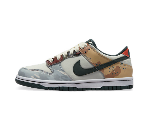 Tenisice i cipele Nike Dunk Low SE "Sail Multi-Camo" GS Višebojno | DB1909-100