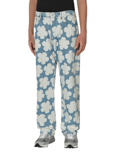 Jeans KENZO Hana Dots Loose Fit Jeans Plava | FC65DP4029GP 64