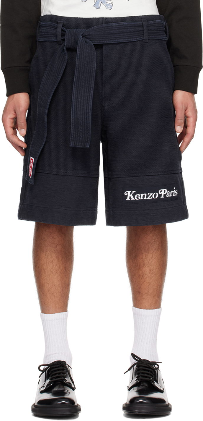 Kratke hlače KENZO Verdy x Judo Shorts Crna | FE55SH2379OS