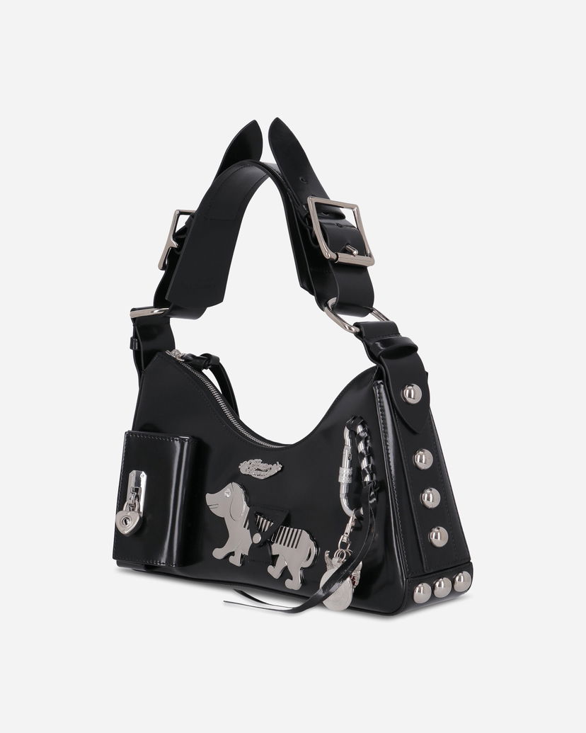 Torba za rame Chopova Lowena Mini Sofia Shoulder Bag Crna | 6452 BLCK
