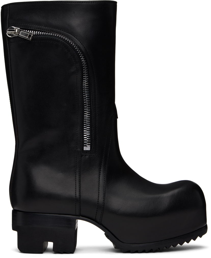 Kaputi Rick Owens Rick Owens Hollywood Bauhaus Ballast Pull Boots Crna | RP01E7872 LOO