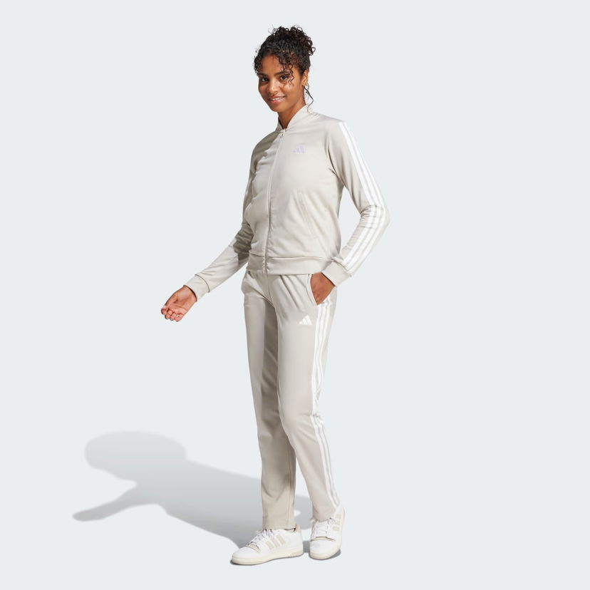 Trenerka adidas Performance Essentials 3-Stripes Tracksuit Bež | JD2686