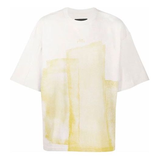 Majica kratkih rukava A-COLD-WALL* Oversize T-Shirt With Abstract Print Bijela | ACWMTS065-BONE, 0