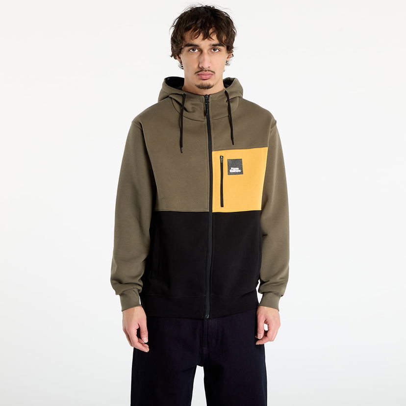 Dukserice Horsefeathers Vick Full-Zip Colorblock Hoodie with Chest Pocket Višebojno | SM1321M