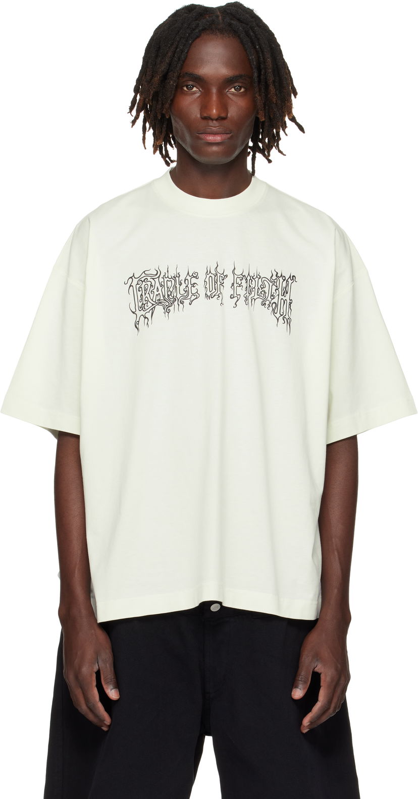 Majica kratkih rukava VETEMENTS Vetements Cradle Of Filth Graphic T-Shirt Zelena | UCF76TR100I