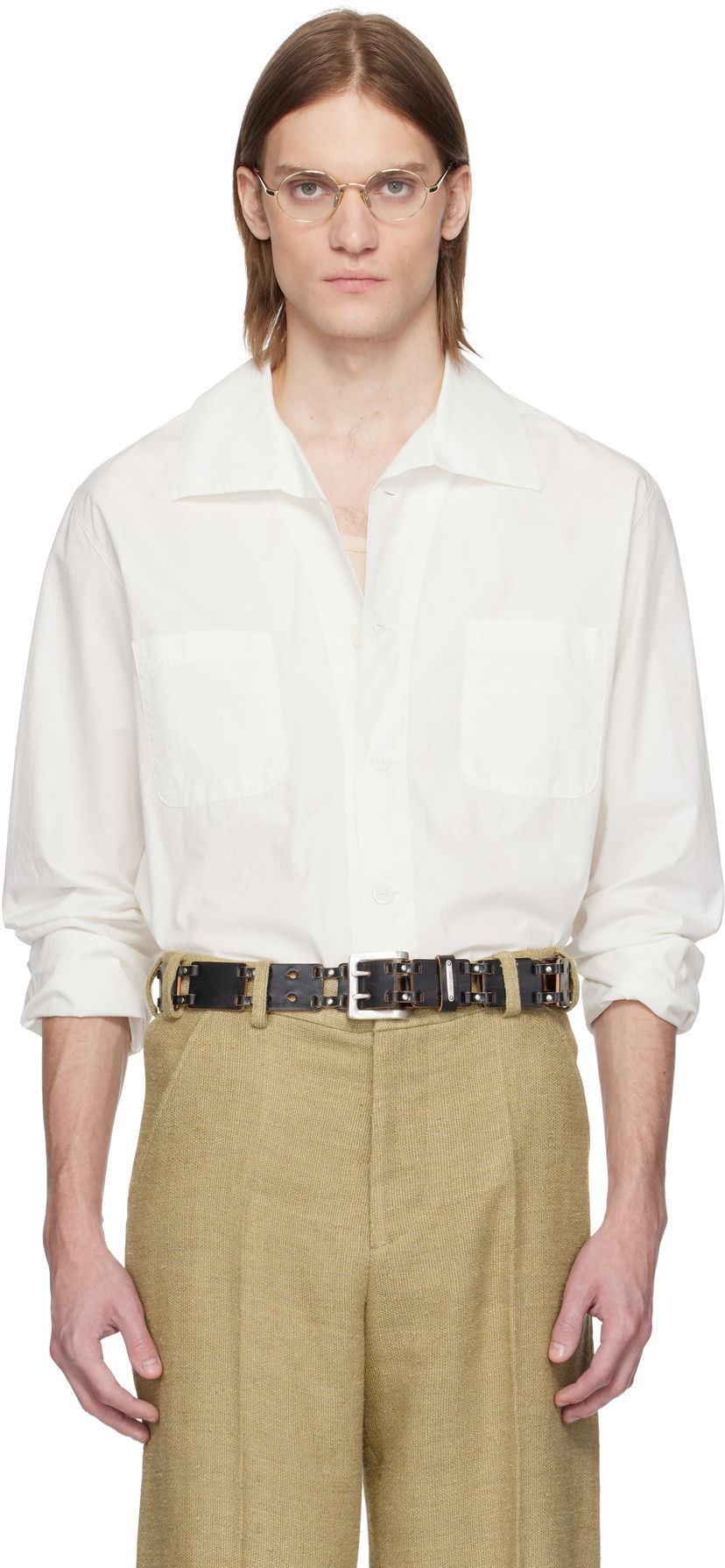 Košulja OUR LEGACY OUR LEGACY Funnel Shirt Bijela | M2252FW