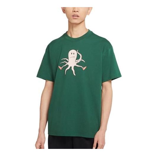 Majica kratkih rukava Nike SB Octopus Graphic T-Shirt Zelena | DJ1227-341