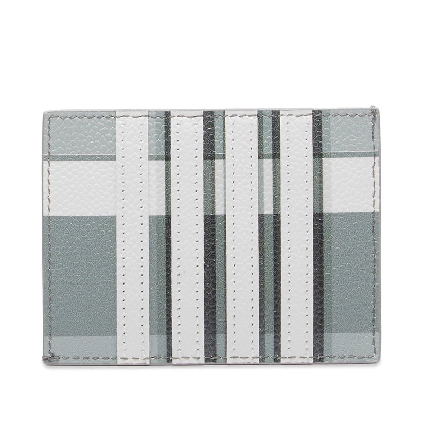 Novčanik Thom Browne Thom Browne Madras Check Card Holder Siva | MAW220A-L0041-980