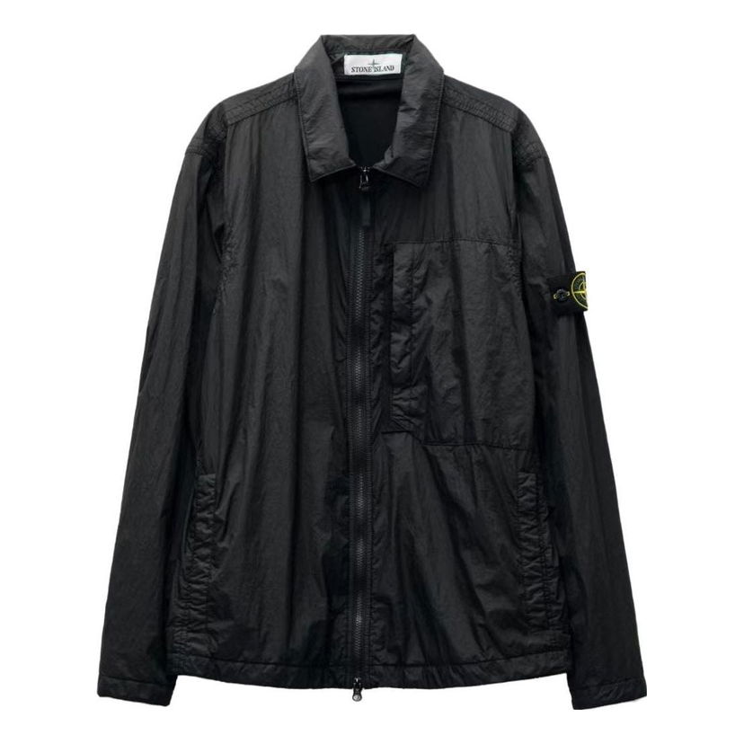 Vjetrovka Stone Island Stone Island Overshirt Crna | 791510723-V0029