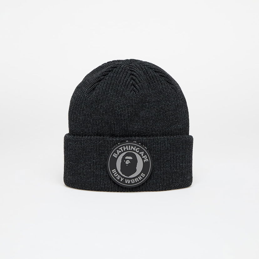 Kapica BAPE Busy Work Knit Hat Crna | 001HTK801009M BLK