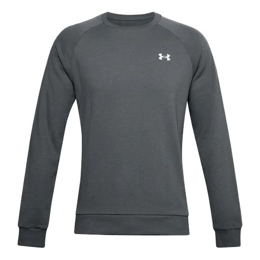 Džemper Under Armour Rival Cotton Training Sweatshirt Siva | 1357104-012