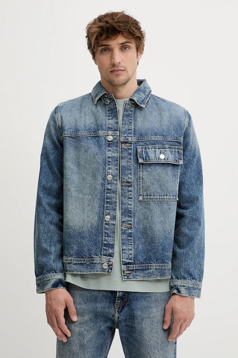 Jakna Samsoe Samsoe Samsoe Samsoe SAWESLEY Denim Jacket Plava | M25100082