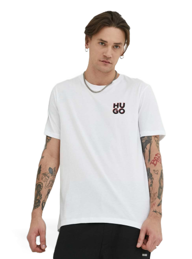 Majica kratkih rukava BOSS Dimento Logo Tee Bijela | 50492550