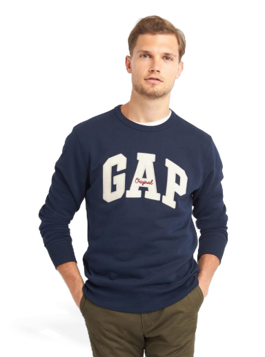 Džemper GAP Original Arch Crewneck Bež | 852079-00