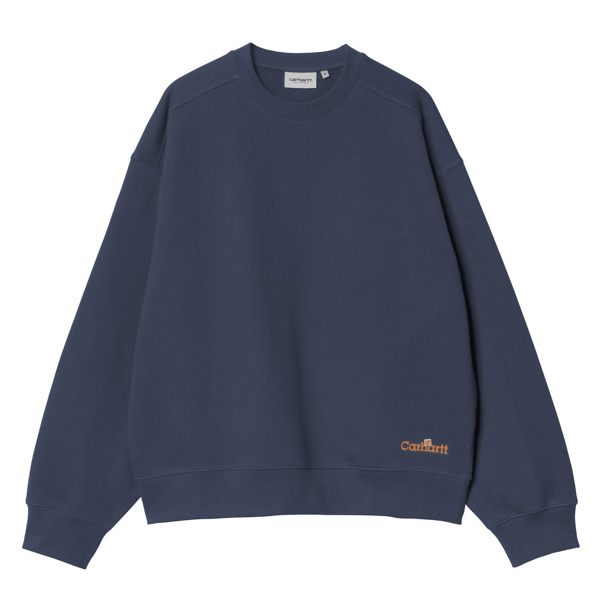 Dukserice Carhartt WIP Label Script Sweatshirt Plava | I034429_7, 0