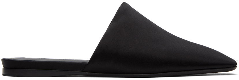 Odjeća Max Mara Max Mara Satin Loafers Crna | 45263727600 MM81395