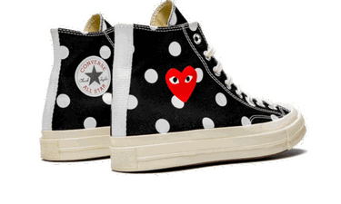 Tenisice i cipele Converse Comme des Garçons PLAY x Chuck Taylor All-Star 70s Hi Crna | 157250C, 1