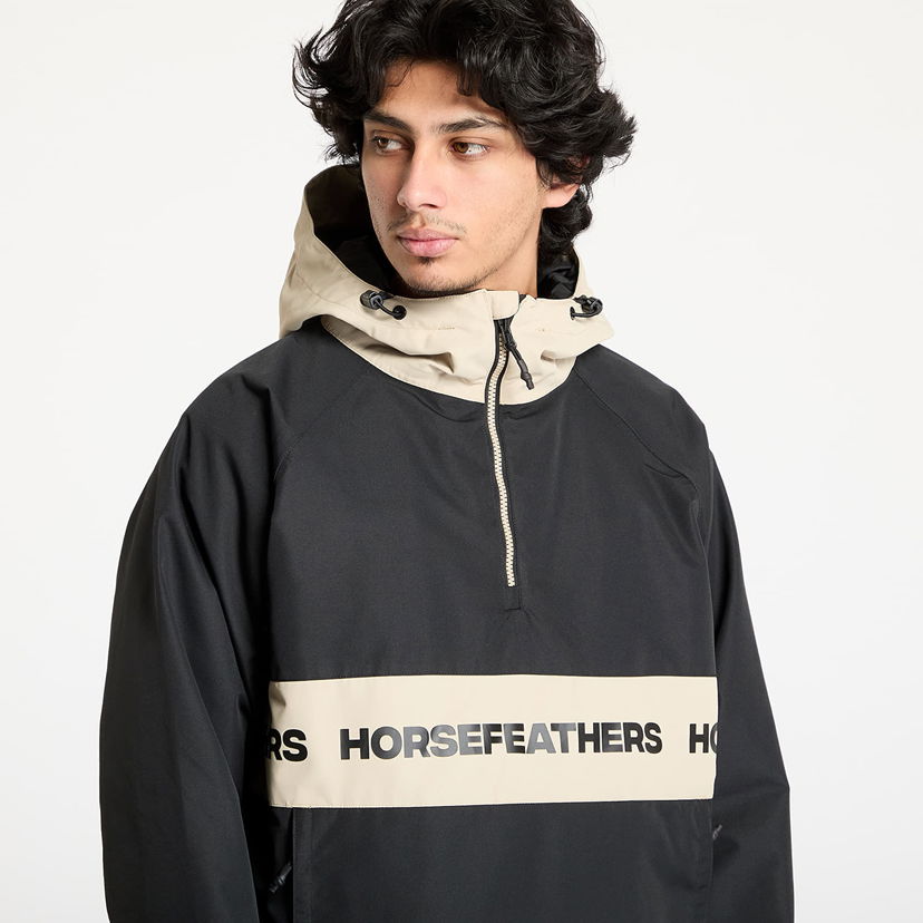 Vjetrovka Horsefeathers Horsefeathers Gordie Anorak Jacket Crna | OM322A