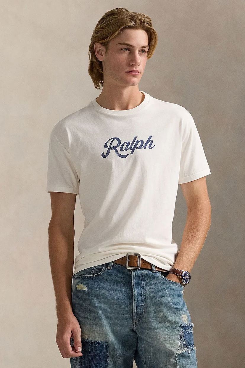 Majica kratkih rukava Polo by Ralph Lauren Polo Ralph Lauren Printed T-Shirt Bijela | 710936401
