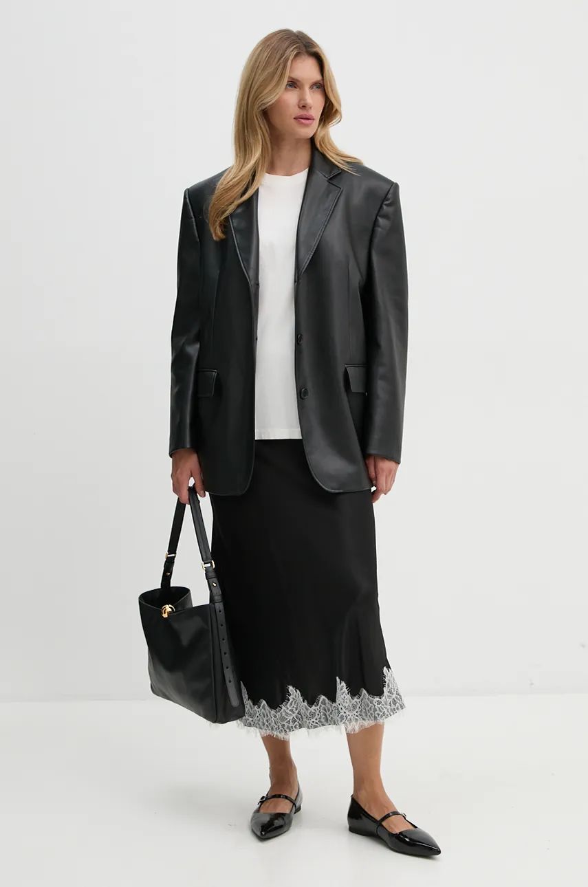 Majica kratkih rukava Nanushka Oversized Fit Cotton Tee Bijela | NU24CRSH00300, 1