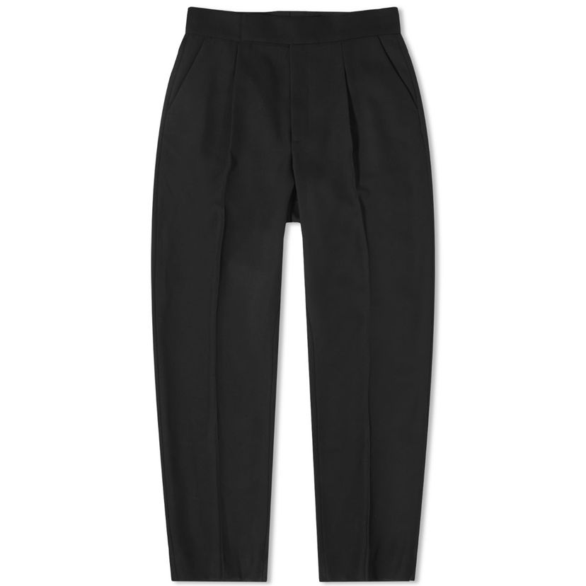 Hlače Fear of God Single Pleat Tapered Trouser Crna | FG840-083GRB-001