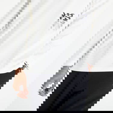 Majica kratkih rukava Y-3 Graphic Long Sleeve Tee UNISEX Off White Bijela | IZ3121, 2