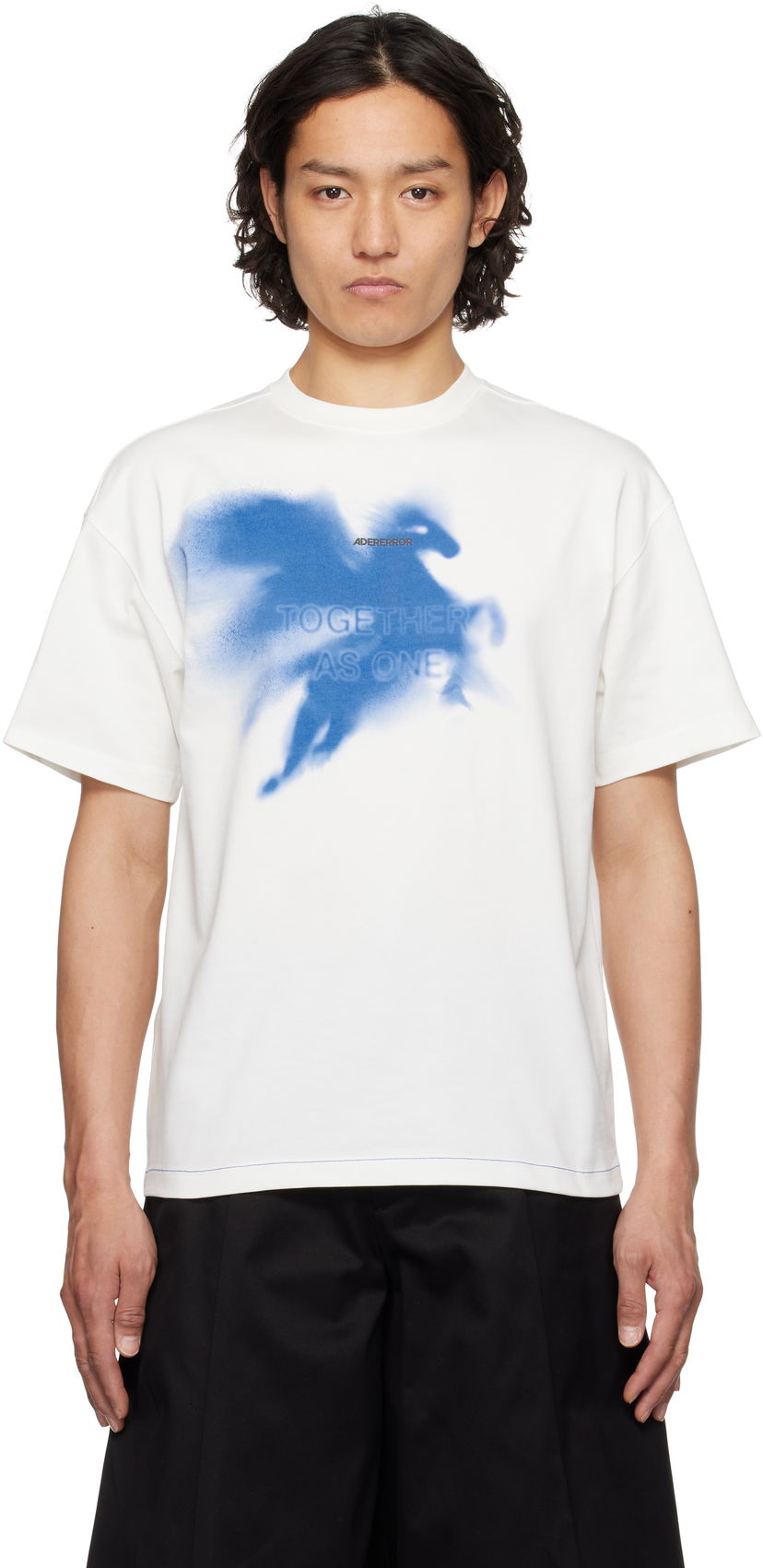 Majica kratkih rukava ADER ERROR ADER error 0108 Pegasus Graphic T-Shirt Bijela | BO01SSTS0108OW