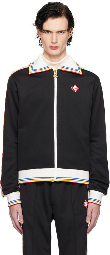 Jakna Casablanca Track Jacket with Stripes Crna | MPS25-JTP-310-01, 0