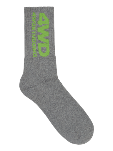 Čarape 4 WORTH DOING Logo Socks Siva | 4WDLOGOSOCKS GREY