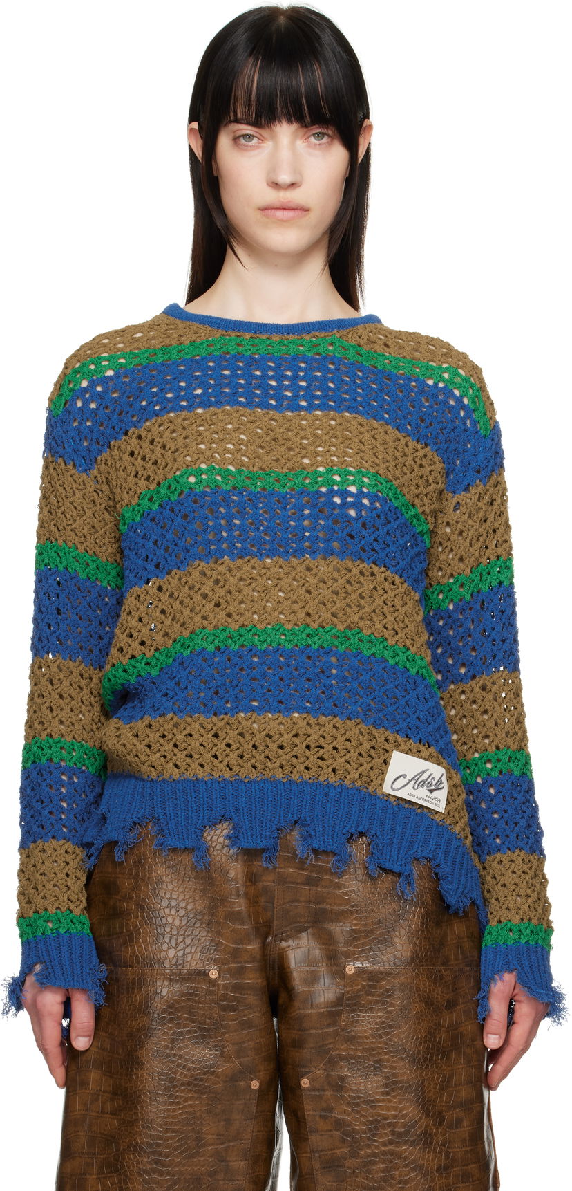Džemper Andersson Bell Andersson Bell Damaged Stripe Knit Sweater Višebojno | atb1239u