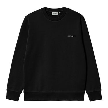 Džemper Carhartt WIP Script Embroidery Crewneck Crna | I032692_0D2_XX, 4