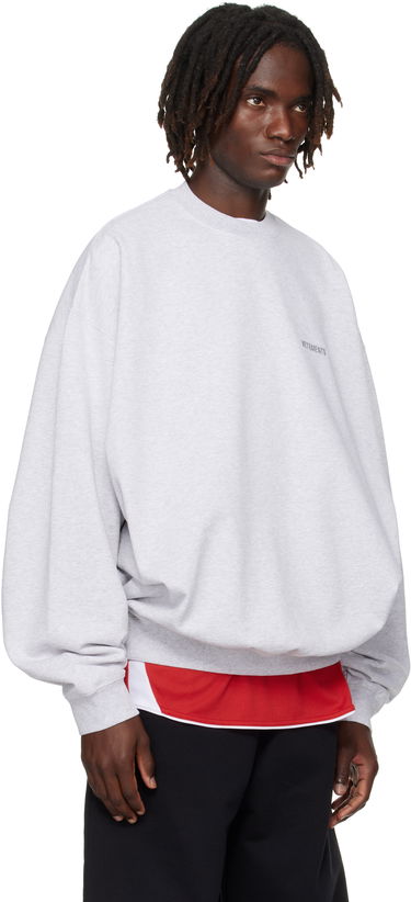 Dukserice VETEMENTS Vetements Logo Oversized Sweatshirt Siva | UH76CW100G, 4