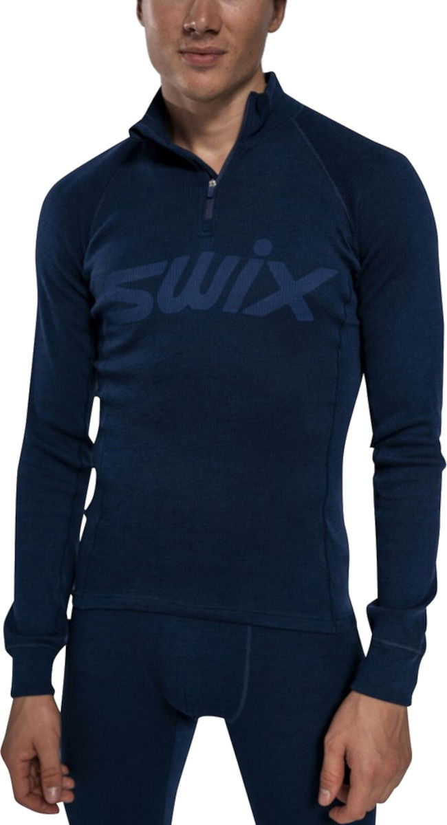 Čarape SWIX Swix RaceX Merino Half Zip Top Plava | 10120-23-75100