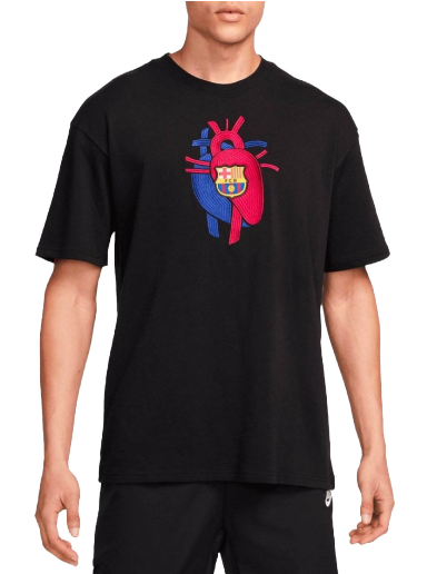 Majica kratkih rukava Nike FC Barcelona Max90 Crna | fj4208-010