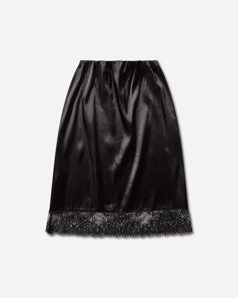 Suknja OpéraSPORT Lucia Satin Lace Trim Skirt Crna | K50FW25  4