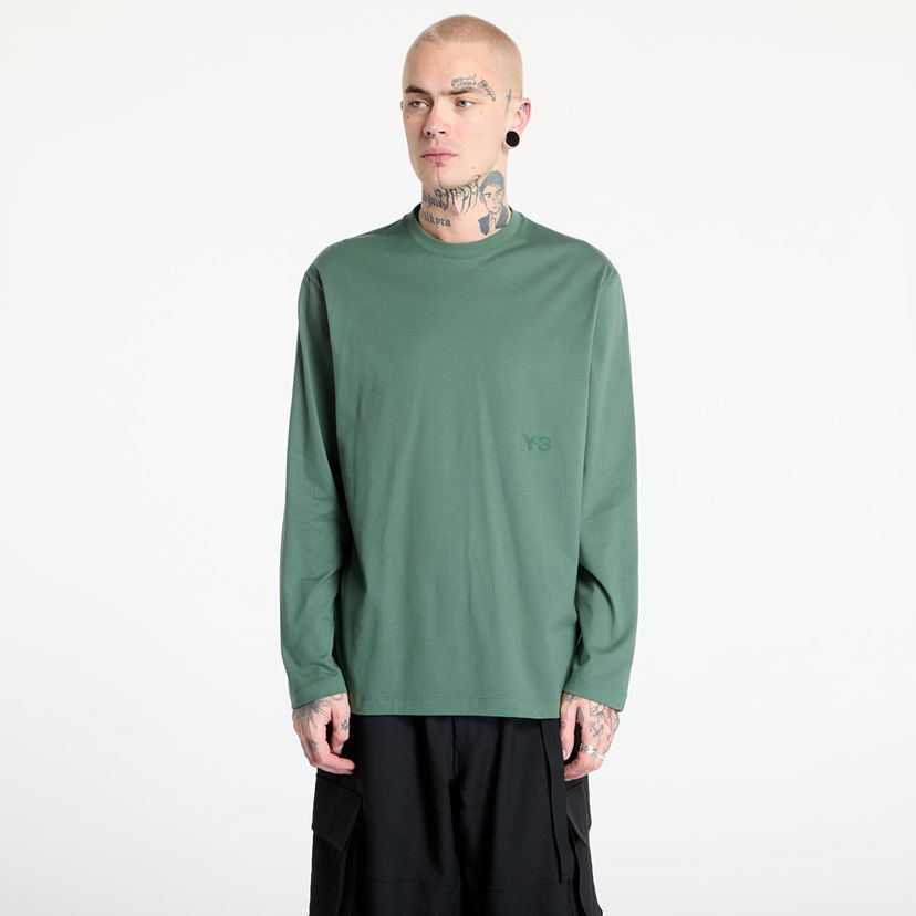 Majica kratkih rukava Y-3 Y-3 Long Sleeve Top Zelena | JM7829