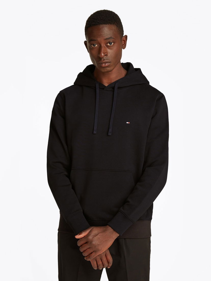 Dukserice Tommy Hilfiger Tommy Hilfiger Essential Terry Hoodie Crna | MW0MW37235BDS