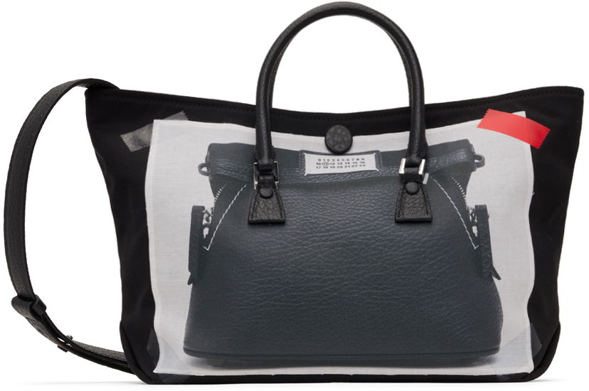 Ručna torbica Maison Margiela 5AC Micro Trompe L'oeil Bag Crna | SB1WC0008 P6436