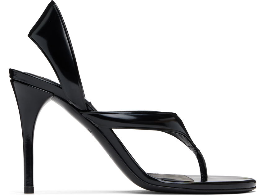 Tenisice i cipele Alaïa ALAÏA Heeled Thong Sandals Crna | AA3S122CK301