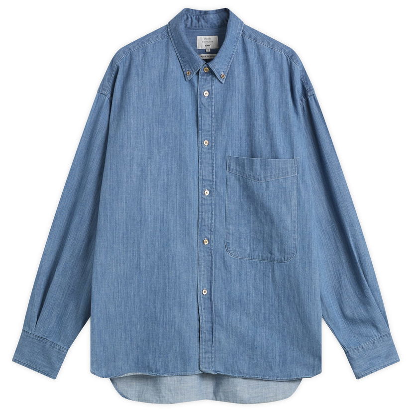 Košulja Studio Nicholson Studio Nicholson x Beams Plus Lisa Denim Shirt Plava | BPSN1103-70