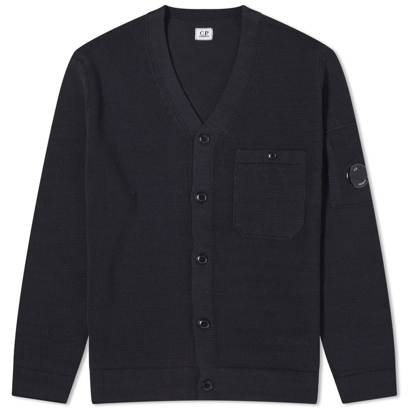Džemper C.P. Company Lens Knit Cardigan Tamnoplava | 16CMKN125A-006482A-888