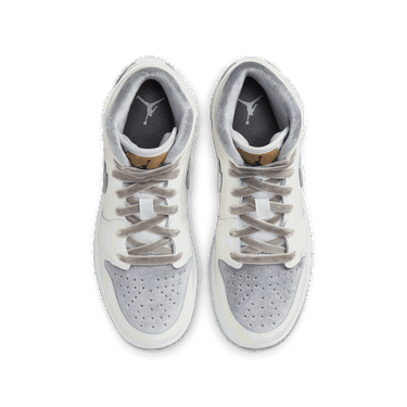 Tenisice i cipele Jordan Air Jordan 1 Mid SE "Velvet Toe" GS Bijela | FB9899-100, 4