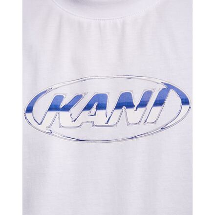 Majica kratkih rukava Karl Kani Karl Kani Woven Signature Chrome Logo Crop Tee Bijela | KK-60300356, 1