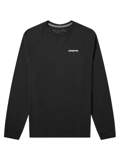 Majica kratkih rukava Patagonia P-6 Logo Responsibili-Tee Crna | 38518-BLK