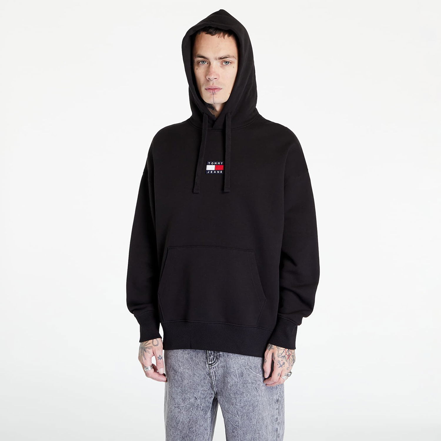 Dukserice Tommy Hilfiger Badge Hoodie Crna | DM0DM10904 BDS, 0