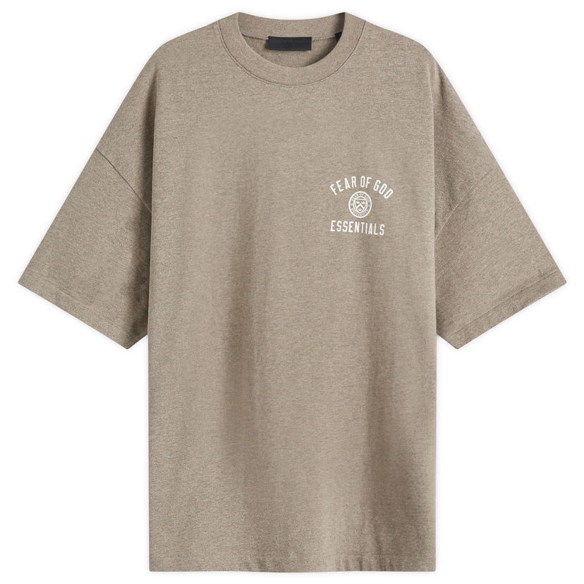 Majica kratkih rukava Fear of God Fear of God Essentials Crest Logo T-Shirt Size Large Smeđa | 125HO244191F